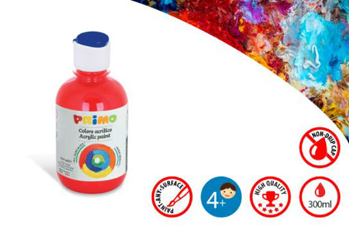 Picture of PRIMO ACRYLIC PAINT 300ML RED CARMINE
